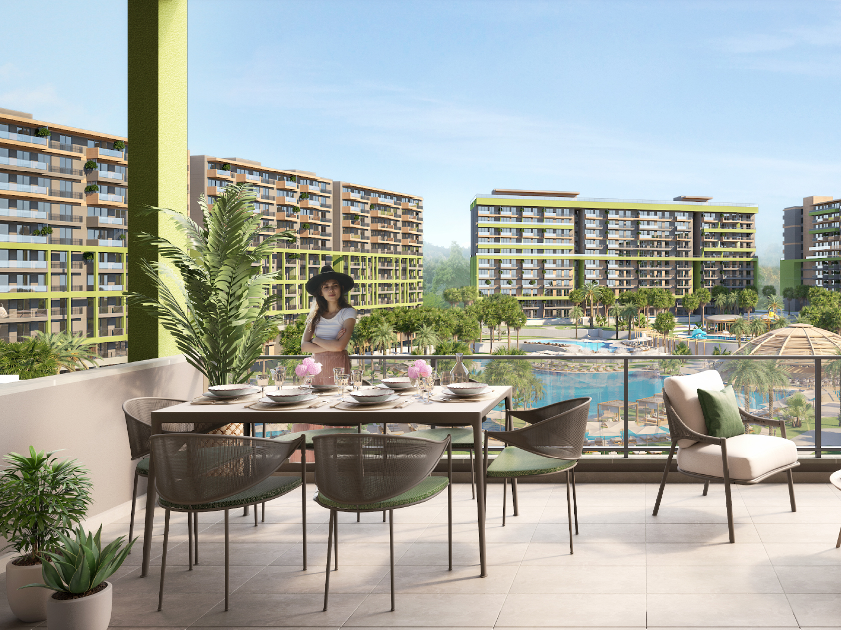 Projede Kullanılan Mimari Yaklaşım: Modern Akdeniz Stili 